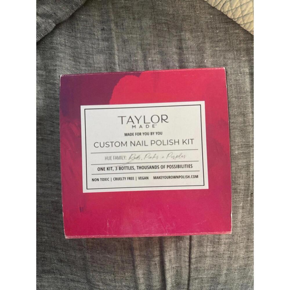 Taylor Made custom nail polish kit - 3 polishes - never opened